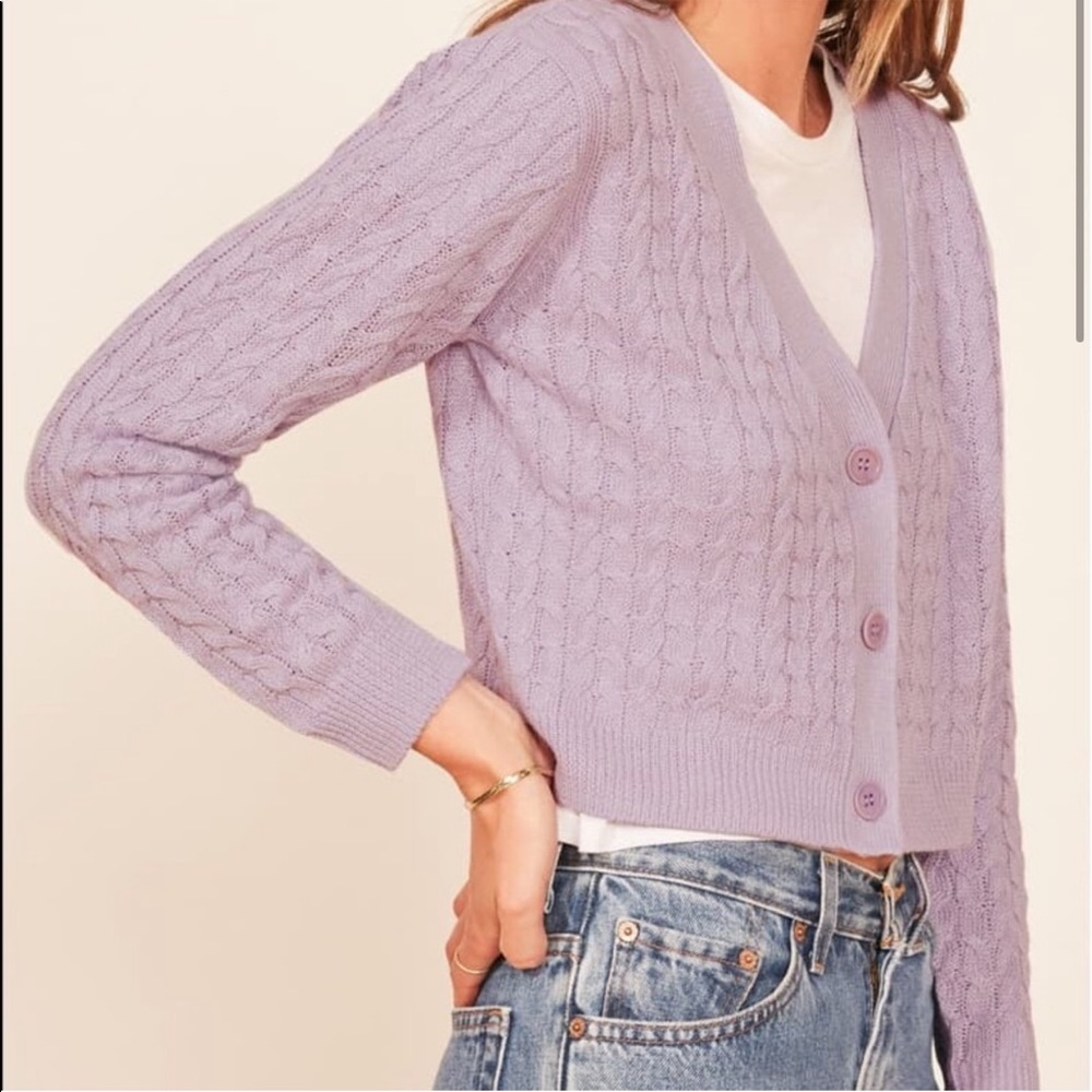MOVING SALE Reformation Annabell Cardigan - M